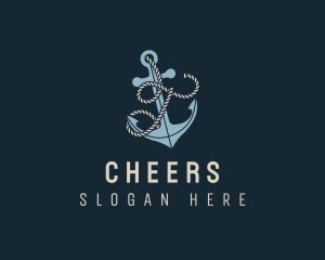 Seafarer - Sailing Anchor Rope Letter T logo design