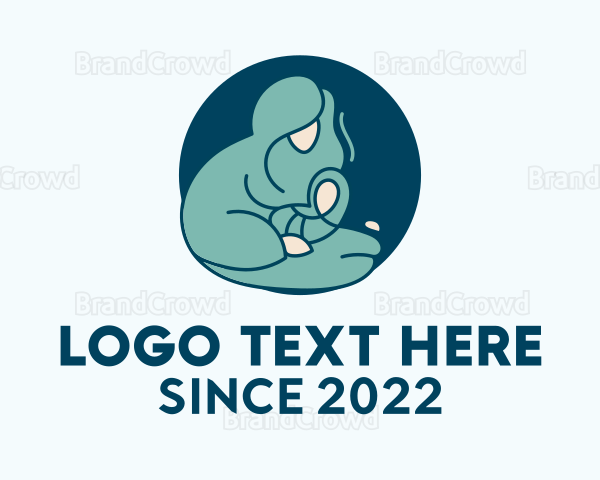 Pediatric Breastfeeding Maternity Logo