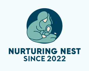 Pediatric Breastfeeding Maternity  logo design