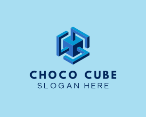 Square Cube Box Logo