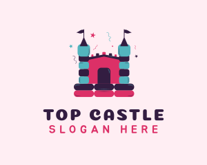 Bounce Castle Party logo design