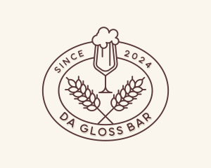 Bar Liquor Pub logo design