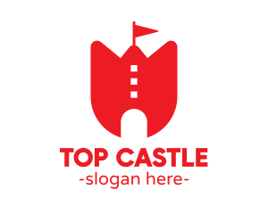 Red Tulip Castle logo design