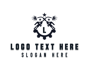 Blowtorch - Cog Welding Fabrication logo design
