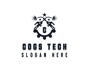 Cog Welding Fabrication logo design