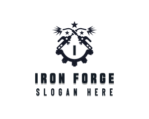 Cog Welding Fabrication logo design