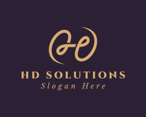 Elegant Fashion Letter H logo design