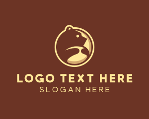 Zoo - Round Cute Bear logo design