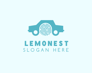 Car Security Fingerprint Logo