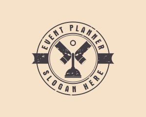 Plumbing - Retro Plumbing Repair logo design