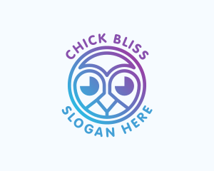 Chick - Owl Chick Aviary logo design