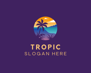 Island Beach Resort logo design