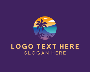 Snorkeling - Island Beach Resort logo design