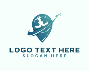 Booking - Global Travel Locator logo design