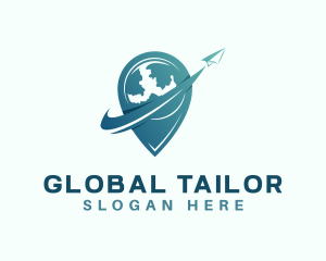 Global Travel Locator logo design