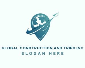 Global Travel Locator logo design