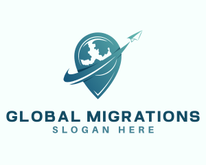 Global Travel Locator logo design