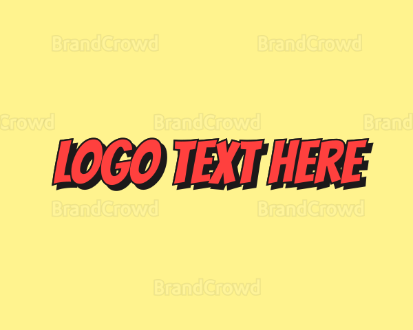 Fun Comic Cartoon Logo