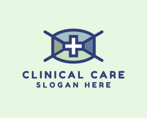 Clinical - Medical Health Mask logo design
