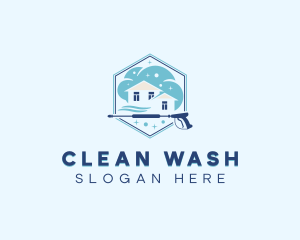 Power Washer Cleaning logo design