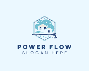 Power Washer Cleaning logo design