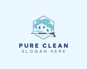 Power Washer Cleaning logo design