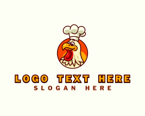 Rooster Chicken Cook Logo