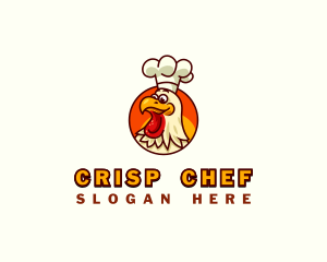 Rooster Chicken Cook logo design