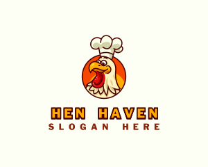 Rooster Chicken Cook logo design