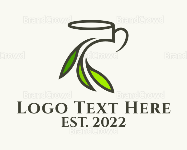 Organic Tea Cup Logo