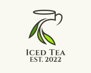 Organic Tea Cup logo design