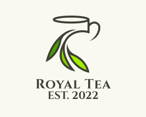 Organic Tea Cup logo design