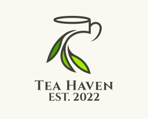 Organic Tea Cup logo design