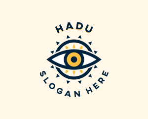 Sun Tribal Eye Logo