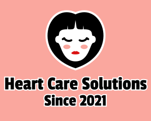 Heart Woman Salon logo design