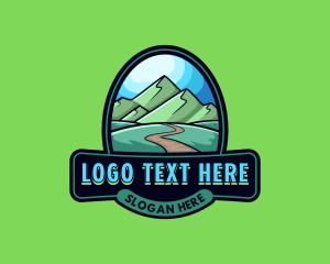 Explore - Mountain Road Explorer logo design