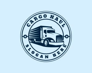 Forwarding Cargo Truck logo design