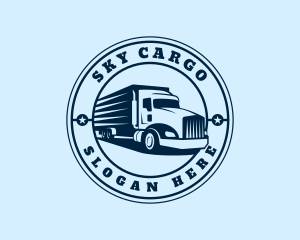 Forwarding Cargo Truck logo design