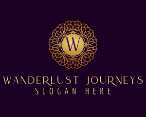 Designer - Flower Wreath Mandala logo design