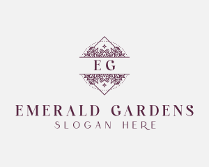 Floral Wedding Styling logo design