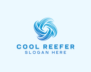 Cool Air Conditioning logo design