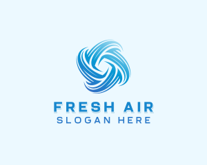 Cool Air Conditioning logo design