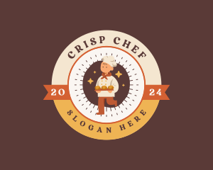 Professional Baker Chef logo design