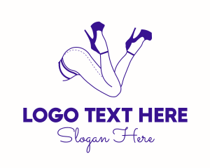 Drag Queen - Erotic Model Burlesque logo design