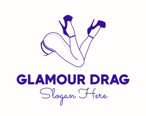 Drag - Erotic Model Burlesque logo design