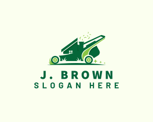 Lawn Mower Home Logo