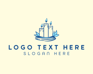 Religious - Candle Light Decor logo design