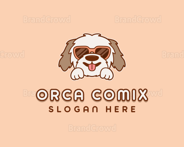 Sunglasses Dog Puppy Logo