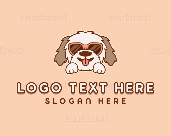 Sunglasses Dog Puppy Logo