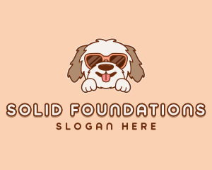 Sunglasses Dog Puppy Logo